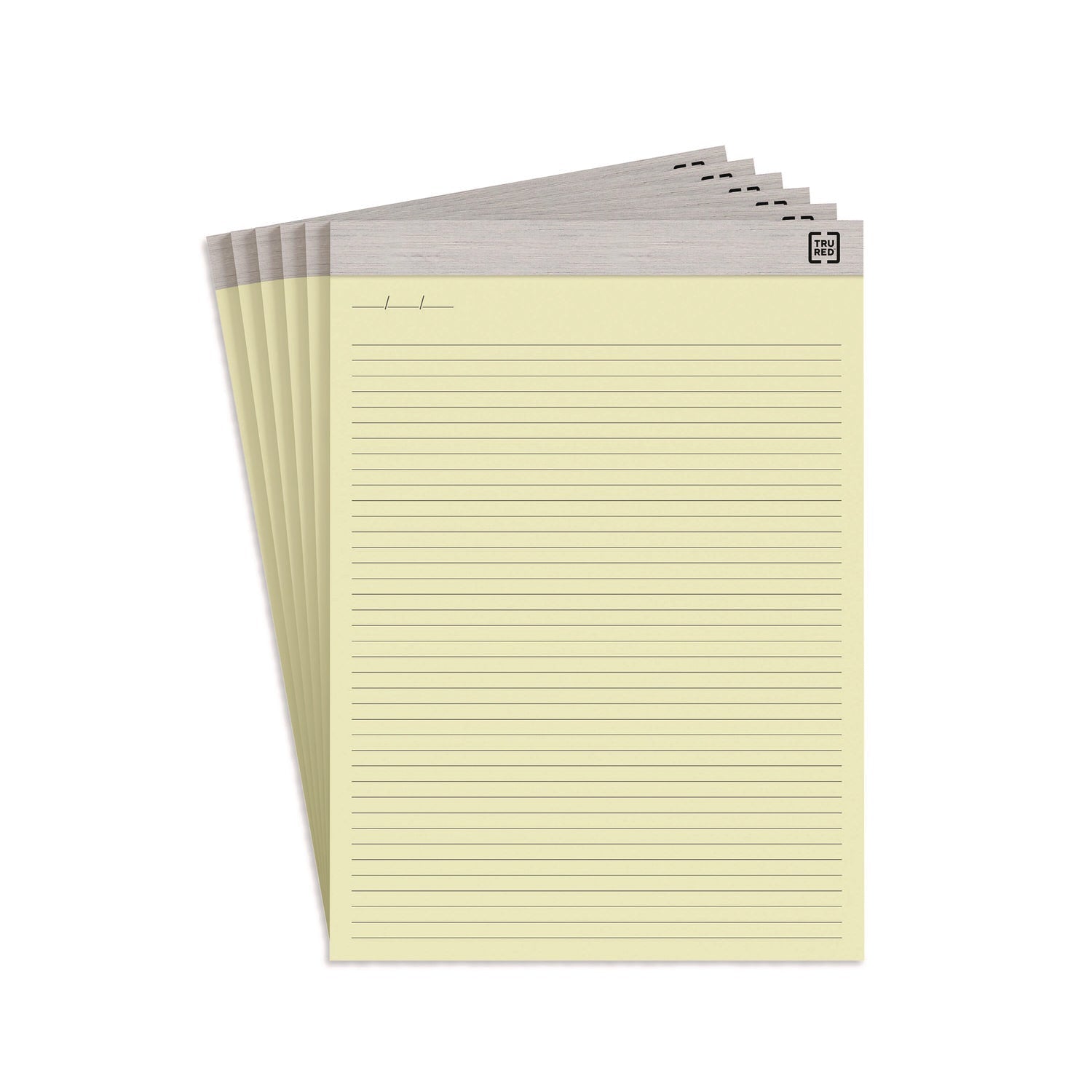 tru-red-notepads-narrow-rule-50-canary-yellow-8-5-x-11-75-sheets-6-pack-tudtr59921_1